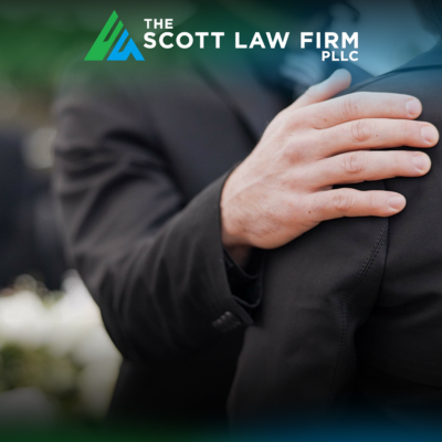 A mourner consoling another after a Vancouver accident results in a wrongful death